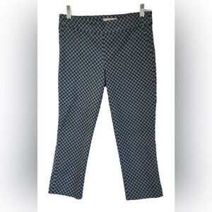 Dalia Capri Pants Pull On Stretch Women's Size 4 Floral Geometric Beachy